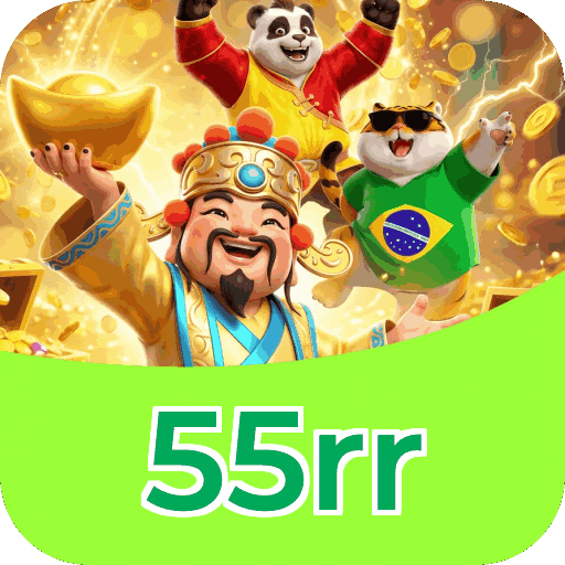 Plataforma 55rr mostrando interface moderna, jogos certificados e recursos de segurança licenciados
